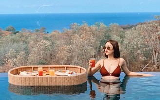Hà Thu diện bikini nóng bỏng du ngoạn tại Bali