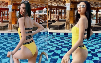 Á hậu Thúy An nóng bỏng với bikini tại Hoa hậu Liên lục địa 2019