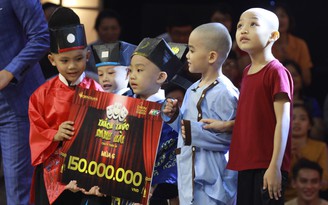 5 chú bé Bồng Lai lập kỷ lục thắng giải 150 triệu đồng của 'Thách thức danh hài'