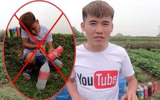 Con trai bà Tân Vlog bị 'ném đá' vì clip chiết gas mini làm tên lửa nước