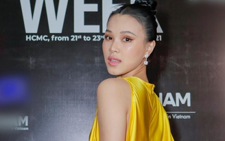 Hoa hậu châu Á Yến Trang diện đầm Công Trí dự sự kiện thời trang