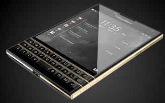 BlackBerry cháy hàng Passport vàng