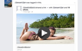Mã độc sử dụng video 'nóng bỏng' tấn công người dùng Facebook