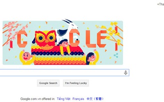 Google Search chúc tết 'tài lộc như ý'