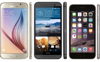 So sánh cấu hình Galaxy S6, HTC One M9 và iPhone 6 Plus