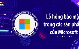 Cảnh báo lỗ hổng bảo mật trong các sản phẩm Microsoft