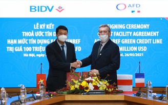 BIDV có thêm 100 triệu USD tài trợ năng lượng tái tạo, tiết kiệm năng lượng