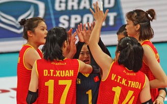 Bóng chuyền nữ Việt Nam đại thắng Hàn Quốc ở Cúp châu Á