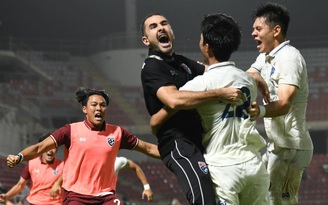 U.20 Thái Lan thắng ngược nghẹt thở trước Philippines, dẫn đầu bảng G giải châu Á