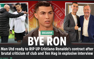 HLV Ten Hag nổi giận, M.U ra phán quyết về Ronaldo