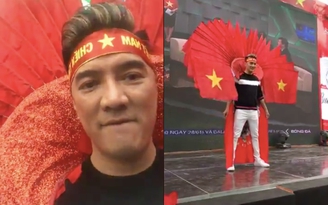 Đàm Vĩnh Hưng rơi nước mắt khi Việt Nam gỡ hòa 1-1