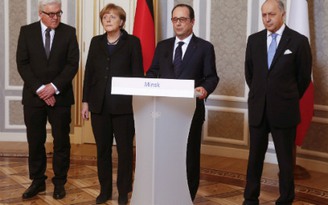 Nhiều lãnh đạo châu Âu thay đổi lịch trình vì hòa đàm Minsk