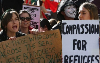 Tuần hành phản đối chính sách của Úc đối với người tị nạn