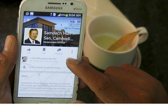 Thủ tướng Hun Sen dùng Facebook 'lấy lòng' cử tri trẻ