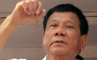 Ông Duterte tuyên bố không nhượng bộ Trung Quốc ở bãi cạn Scarborough
