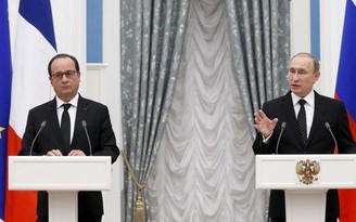 Ông Hollande không chắc việc tiếp ông Putin ở Paris bàn về Syria