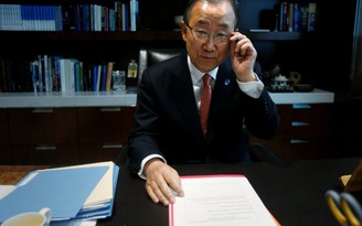 Ông Ban Ki-moon để ngỏ khả năng về Hàn Quốc tranh cử tổng thống