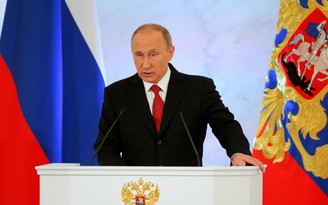 Tổng thống Putin đọc thông điệp liên bang: Nga cần bạn bè, không muốn đối đầu