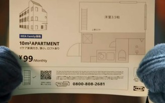Căn hộ cho thuê giá chưa tới 1 USD/tháng ở Tokyo