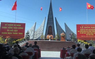 Phú Yên: Kỷ niệm 50 năm Tổng tiến công và nổi dậy Xuân Mậu Thân 1968