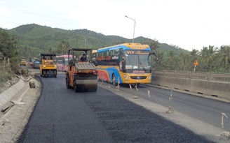 Phú Yên: Hoàn thành sửa chữa các hư hỏng trên quốc lộ 1