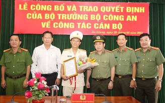 Thượng tá Lê Phú Thạnh giữ chức Phó giám đốc Công an tỉnh An Giang