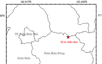 Động đất 3,9 độ Richter tại Điện Biên