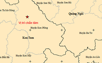 8 trận động đất liên tiếp xảy ra tại Kon Tum trong 2 ngày