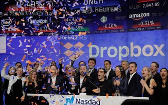Cổ phiếu Dropbox tăng hơn 40% ngày đầu lên sàn
