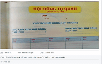 Gọi học sinh là ‘chủ tịch hội đồng’, oai đấy chứ!