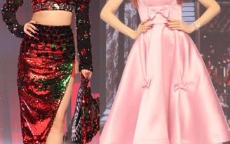 Khánh Vân hóa “búp bê”, Quỳnh Hoa catwalk với một chiếc giày tại show thời trang nhí