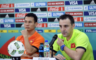 HLV trưởng đội tuyển futsal Việt Nam: 'Trận gặp Ý sẽ rất khó khăn'
