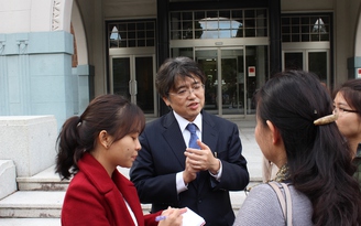 Đến ngôi trường cố giáo sư Lương Định Của từng học tại Nhật Bản