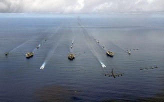 Mỹ chuẩn bị tập trận chung 3 tàu sân bay
