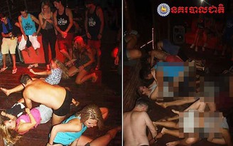 Campuchia truy tố nhóm khách Tây ‘nhảy khiêu dâm’