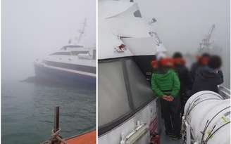 Cảnh sát biển Hàn Quốc nỗ lực giải cứu phà chở 163 người gặp nạn