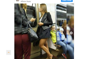 Phụ nữ Nga đua nhau đi chân trần trên tàu điện ngầm