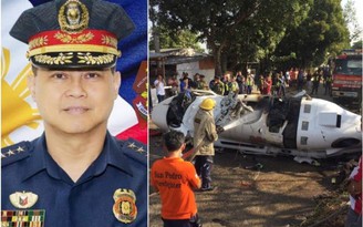 Trực thăng chở tư lệnh cảnh sát quốc gia Philippines bị rơi khi vừa cất cánh