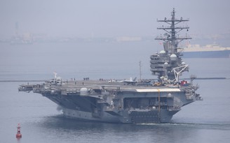Tàu sân bay USS Ronald Reagan ra biển giữa lúc tình hình Biển Đông tăng nhiệt