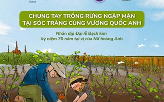 Sáng kiến gây quỹ trồng rừng ngập mặn tại Sóc Trăng