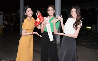 Đỗ Thị Hà lên đường thi chung kết 'Hoa hậu Thế giới'