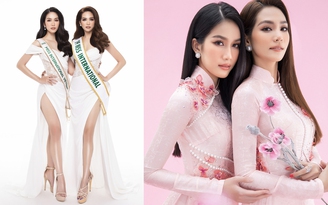 Á hậu Phương Anh đọ dáng gợi cảm với Hoa hậu Quốc tế 2019