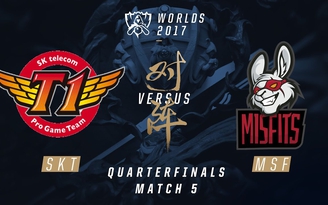 Video LMHT: Highlights Tứ Kết ván 5 giữa SKT và Misfits