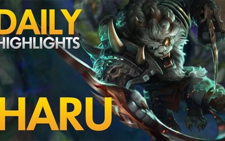 Video LMHT: Không thể ngăn cản Haru đồ sát với Rengar