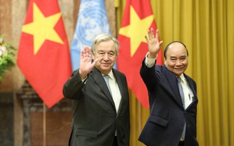 Tổng thư ký Liên Hiệp Quốc António Guterres bắt đầu chuyến thăm chính thức Việt Nam
