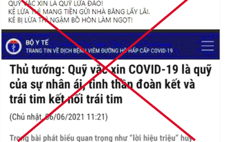 Quảng Nam: Xuyên tạc về Quỹ vắc xin Covid-19, bị phạt 7,5 triệu đồng
