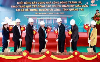 Xây dựng 2 công trình nhà tránh lũ ở ‘rốn lũ’ Quảng Trị