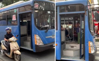 TP.HCM: Đình chỉ tài xế xe buýt hành xử thiếu văn minh, thách thức người dân