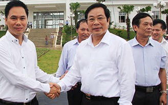 Bộ trưởng Nguyễn Bắc Son thăm đại dự án ở Sầm Sơn