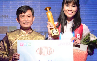 Phạm Ngọc Phương Anh đoạt giải nhất Miss Áo dài nữ sinh VN 2015